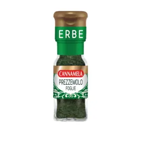 Top High Quality Made in Italy Parsley in leaves Single Spices Cannamela Aromatic Herbs For Seasoning and cooking 1 Jar 8g