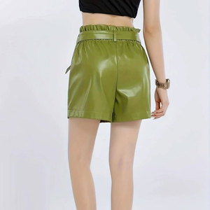 Wholesale Cheap Price Casual Wear Women <b>Leather</b> <b>Shorts</b> Top Trendy And Stylish Design <b>Ladies</b> <b>Leather</b> <b>Shorts</b> For Adults - Product Image 2