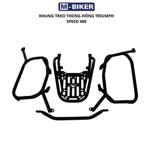 For Triumph Speed 400 Rear Rack with Aluminium <b>Tail</b> Bag Mounting for Secure Luggage <b>Box</b> Attachment - Product Image 1