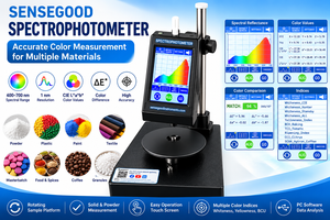 400-700nm Color Spectrophotometer CIELAB ΔE Color Measurement Instrument for Powder Plastic Paint Textile Food - Product Image 3
