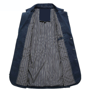 เสื้อแจ็คเก็ตยีนส์มีฮู้ดสไตล์ลำลองสำหรับผู้ชาย พร้อมบริการพิมพ์โลโก้ตามสั่ง มีทุกขนาดและสี ราคาโรงงาน - Product Image 6