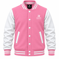 Veste de baseball varsity en laine pour homme avec logo personnalisé et manches en cuir PU pour équipes et marques – vestes varsity confortables pour homme