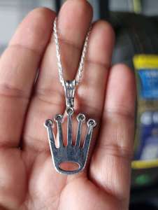 จี้มงกุฎกษัตริย์แบบปรับแต่งได้ ประดับเพชรโมอิสซาไนต์ทรงกลม เงินแท้ 925 เครื่องประดับอัญมณีชั้นดี ของขวัญ - Product Image 5