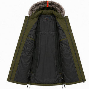 Chaqueta Parka con Capucha para Mujer, con Exterior Impermeable, Interior Acolchado Suave y Prácticos Bolsillos Utilitarios para el Invierno Moderno al Aire Libre - Product Image 6
