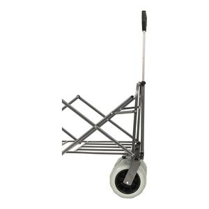 Carrello Utilitario Fuoristrada con Telaio in Acciaio, 9 Ruote Grandi per Sabbia, Capacità 500 libbre, Carrello da Spiaggia con Portacanne - Product Image 6