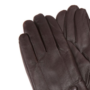 Men's Genuine Leather <b>Touchscreen</b> <b>Gloves</b> Custom Logo Design Eco-Friendly Wrist-length Cotton Lining | Custom Made Fashion <b>Gloves</b> - Product Image 4