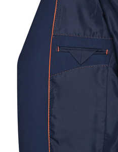 Traje de Hombre Hecho en Pakistán, Talla Personalizada, Alta Calidad, Azul Marino, Corte Clásico Formal, Moderno, Ajustado, Traje de 2 Piezas - Product Image 4