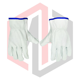 Gants de travail en cuir de chèvre, flexibles, respirants, sans silicone, résistants aux déchirures, résistants à l'usure, isolants thermiquement, antistatiques - Product Image 5