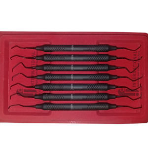 Nouvel ensemble de curettes Gracey ergonomiques manuelles de qualité supérieure pour le traitement parodontal, double extrémité, 7 pièces, Classe I - Vente chaude 2026 - Product Image 3