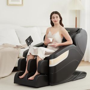Fauteuil de massage zéro gravité avec cabine intégrale et capot de sommeil, fauteuils inclinables de massage Shiatsu avec chaleur et scanner corporel - Product Image 2