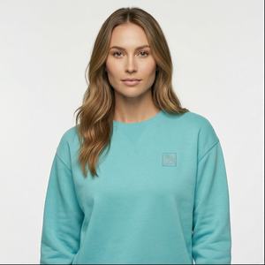 Sudadera deportiva de gimnasio ajustada de alta calidad profesional para mujer, sudadera personalizada de gran tamaño con bordado Vintage de lujo para mujer - Product Image 1