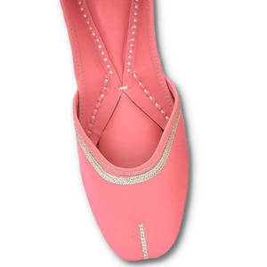 Custom Design Solid Color Handcraft Women Wedding Party Khussa Shoe Punjabi Wholesale Khussa Handmade Multi Colors Khussa - Product Image 6