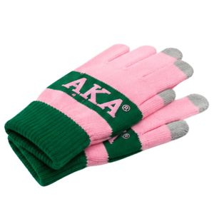 Pink Green <b>Knitted</b> Texting <b>Gloves</b> Set Women Touch Screen Winter <b>Gloves</b> Warm Fingerless Knit <b>Gloves</b> Fashion Accessories - Product Image 2