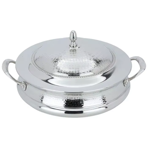 Indian Supplies Handmade Golden Color Casserole With Lid Standard Quality Stainless Steel Hot Pot for Home and Parties - Product Image 6