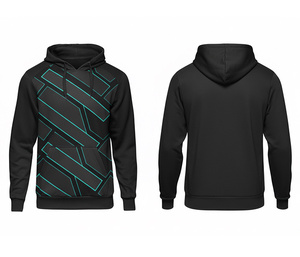 Hoodie personnalisé à sublimation – Mode streetwear – Hoodie personnalisé pour équipe – Veste à capuche pour hommes, femmes et jeunes – Vêtements de sport - Product Image 4