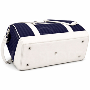 Custom Logo Zipper Fashion Duffel Bag Gym Travel & Sports Polyester Fabric PU <b>Leather</b> Trim Waterproof <b>Large</b> Capacity - Product Image 6