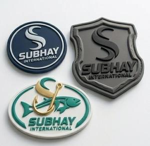 SUBHAY INTERNATIONAL Rubber <b>Patch</b> 3D Embossed <b>Sew</b>-<b>On</b> Logo Custom Shapes - Product Image 6