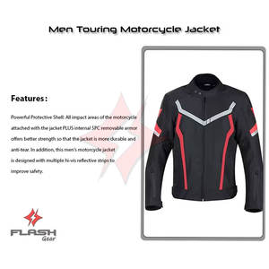 Chaqueta de Motociclismo Impermeable de Cordura Hecha a Medida para Hombre, Chaqueta de Aventura con Protección CE - Product Image 5