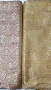 Tissu brodé Banarasi Zari Dobby pour vêtements ethniques de créateurs - Product Image 2
