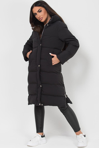 Chaqueta Larga Acolchada para Mujer, Diseño Moderno, Cierre Completo con Cremallera, Acolchado Grueso, Térmica, Ideal para Viajes, Resistente - Product Image 4