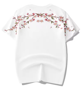 High Quality Custom Logo Digital Print Knitted Cotton Blend Unisex Regular Fit Casual Winter Short Sleeve <b>T</b>-<b>Shirt</b> 180g - Product Image 5