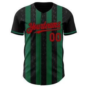 Breathable 100% Polyester Printed Short Sleeve Baseball Jersey Full Button Quick Dry Team Uniform for All Seasons - Product Image 2
