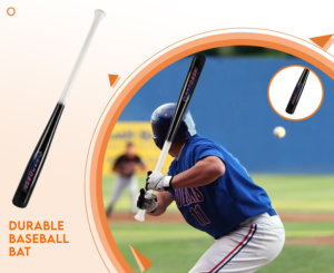 Bate de Béisbol de Madera de Arce para Adultos - 31 Pulgadas, Modelo 271, Diámetro del Barril de 2.25 Pulgadas, Color Natural o Negro, por NAQQASH SPORTS - Product Image 3