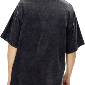 Camisetas Blancas para Hombre 100% Algodón, Impresión Serigráfica, DTF, DTG, para Apliques de Chenilla, Bordado, Lavado Ácido, Multicolor - Product Image 4