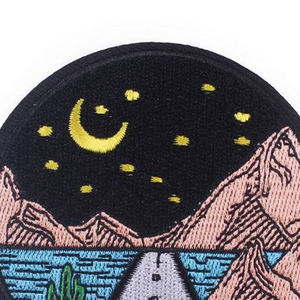 Hot Sale Varsity Lady Embroidery Patch Custom Personalized <b>Badge</b> for Fashion Clothing Decoration - Product Image 3