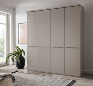 Armario Moderno de Madera con Puerta Corredera, Panel de MDF, Mueble de Almacenamiento para Dormitorio, Mueble Independiente para el Hogar - Product Image 1