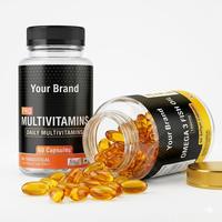 Capsules d'huile de poisson oméga 3 pour adultes, 1000 mg EPA DHA, complément alimentaire pour la santé du cœur, de la peau, du cerveau et la nutrition quotidienne