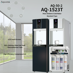 Dispensador de Agua Aquatek AQ-1523T | Tecnología de Intercambio de Calor |   LCD |   Alta Eficiencia |   Sistema de ósmosis inversa (RO) integrado de 5 etapas |   Ecológico - MIT - Product Image 1
