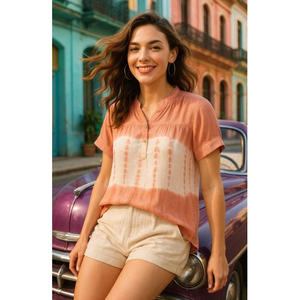 Chemise en rayonne de luxe pour femme, collection mode, chemise tendance à col ouvert, exportateur d'Inde, coupe ajustée - Product Image 1