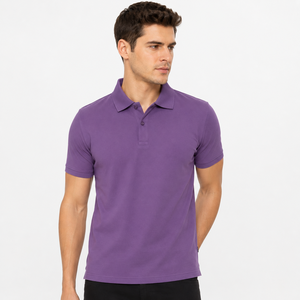 Camisa polo de hombre a la moda con diseño moderno, tela suave, fácil de llevar, perfecta para ropa urbana y conjuntos diarios, elegante y moderna. - Product Image 1