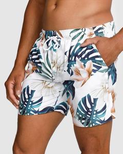 Customized Elastic Waist Board Shorts for <b>Men</b> Solid Pattern Casual Printed Swim <b>Trunks</b> Beachwear Board Shorts Wholesale - Product Image 3