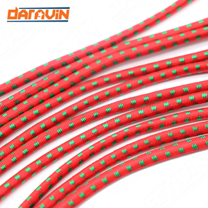 Cordons élastiques pour trampoline, 4 mm, 8 mm, ronds, enduits, avec crochet, en caoutchouc du Vietnam, avec acier - Product Image 4