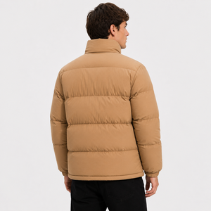 Casual insulated puffer <b>jacket</b> made <b>for</b> fashionable warmth and lightweight comfort during outdoor travel and winter daily moveme - Product Image 3