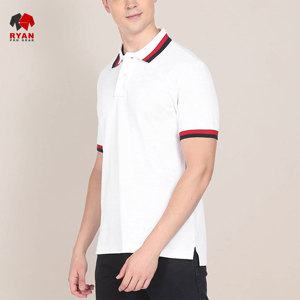 Chemises polo personnalisées Ryan Pro Gear pour hommes, tissu respirant et confortable, col rabattu avec logo personnalisé - Product Image 3