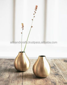 Tall Seamless Brushed <b>Gold</b> Metal Cylinder Floor <b>Vase</b> Heavy-Gauge Architectural Planter Vessel for Executive Office & Hotel - Product Image 6