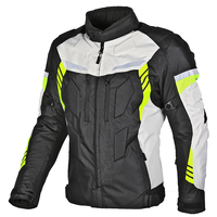 Chaqueta de Motociclismo D-Ride, de Cuero, Impermeable, Transpirable, de 3 Capas, con Diseño Impreso, Equipamiento de Turismo, Armadura CE, Sistema de Alta Visibilidad