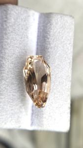 Piedra de Morganita Natural Certificada con Corte de Forma Elegante, Excelente Color y Calidad de Brillo, Beryl Natural de 8.20 Quilates, Limpia con Lupa - Product Image 3