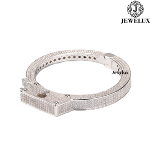 Bague de luxe unisexe en argent 925 plaqué or Jewelux de qualité supérieure, avec perle d'eau douce taille rose brillante, pour fiançailles et anniversaire, certifiée IGI - Product Image 3