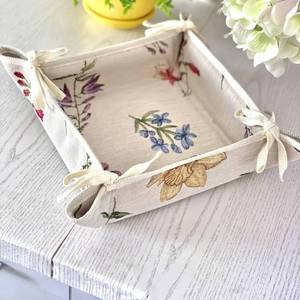 Custom Design Bread Proofing Basket | 100% Pure Cotton Linen Baking Basket for Professional Bakers - Product Image 2