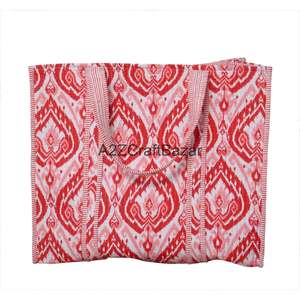 Bolsa de Playa Grande, Hecha a Mano, 100% Algodón, Estampada, con Asa Larga, Reutilizable para Viajes y Uso Diario, Ideal para Regalo - Product Image 2