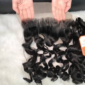 Extensiones de cabello humano al por mayor de alta calidad, estilo ondulado oceánico, servicio personalizable, envío rápido a todo el mundo, gran stock - Product Image 4