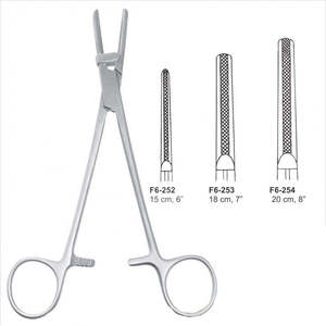 OEM ODM Manual Surgical Homeostatic Forceps Stainless Steel Tubing Clump Forceps Protector CE ISO Certified Grip General Surgery - Product Image 6