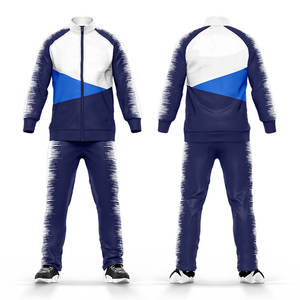 New Arrival Sporty Tracksuit Full Sleeve <b>Zipper</b> Design With Side Pockets Quick Dry Street Wear <b>Top</b> Selling Tracksuit For Unisex - Product Image 3