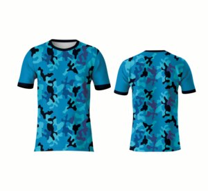 T-shirt en polyester à sublimation, imprimé sur toute la surface, confortable, respirant, vêtements d'été - Product Image 4