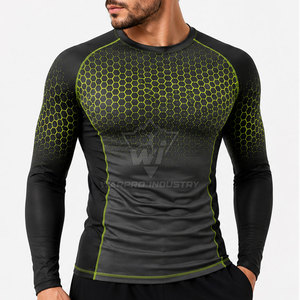 Meilleure performance : T-shirt de compression à manches longues pour homme, respirant, à séchage rapide, en tissu extensible - Product Image 4