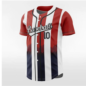 Camiseta de Béisbol de Manga Corta Talla Grande, Duradera, Antiarrugas, con Logotipo Personalizado, Venta al Por Mayor, para Jóvenes - Product Image 4